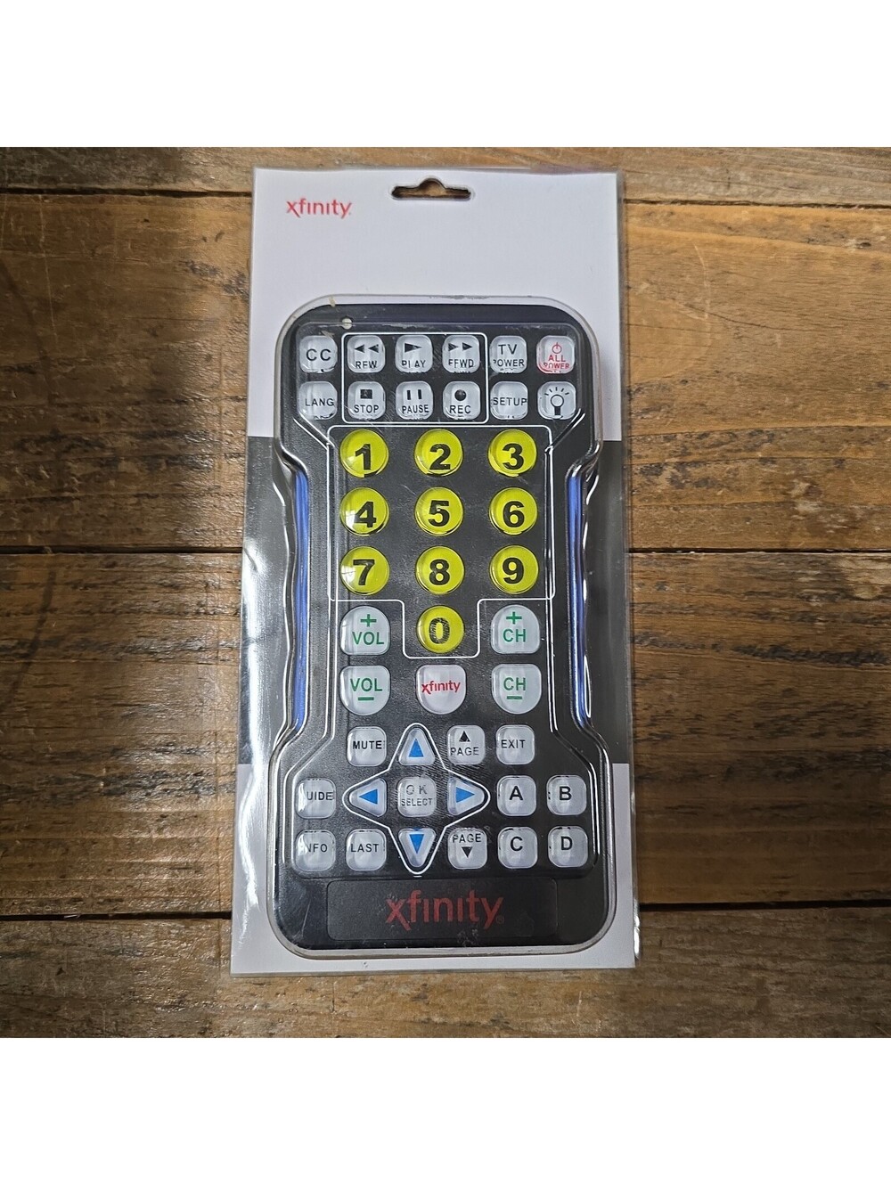 Xfinity Comcast Backlit Large Button Big EZ Oversized Universal Remote Control